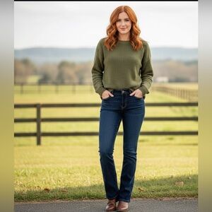 LOFT Blue Boot Cut Jeans Timeless Denim